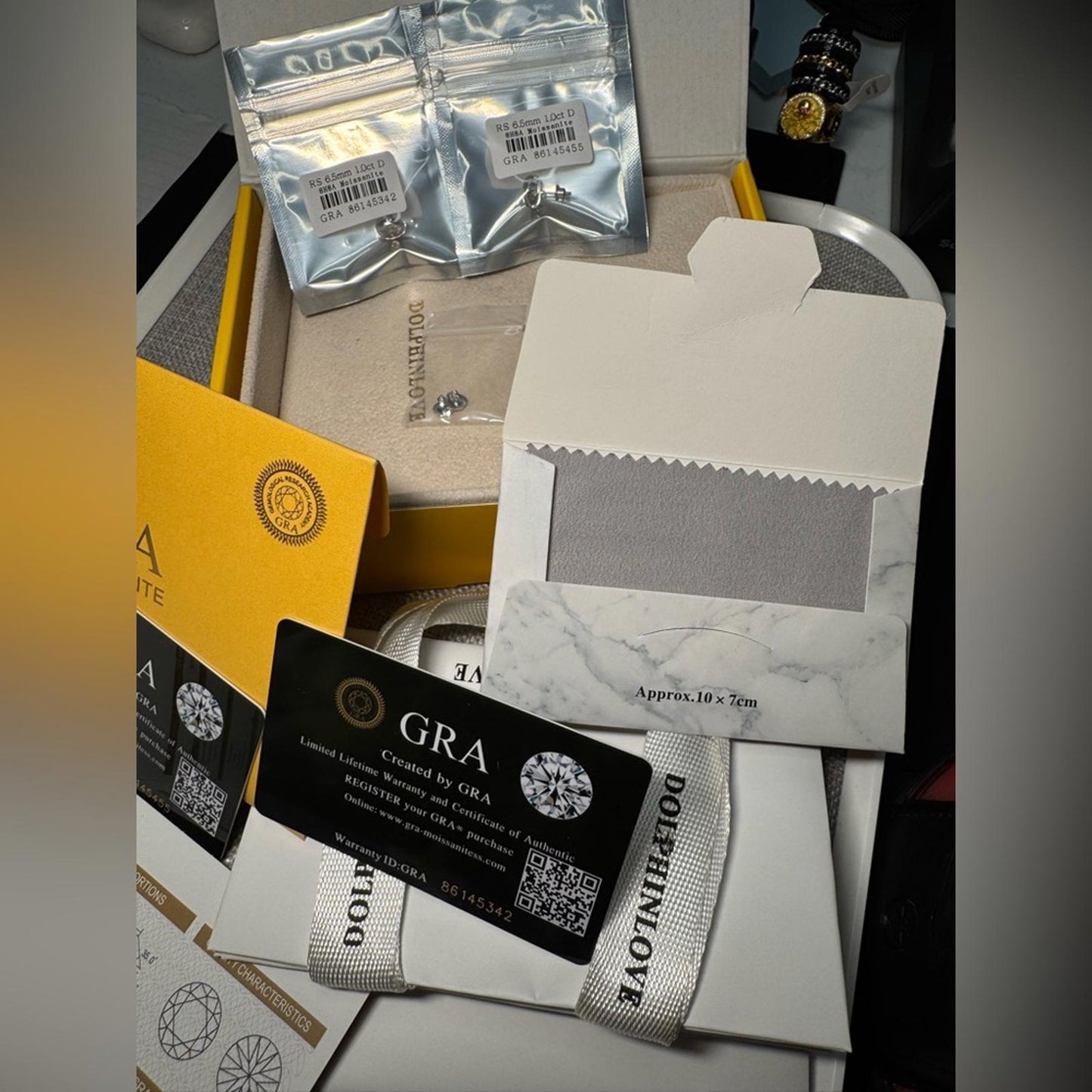 2.00 carat Moissanite 925 Sterling Silver Stud Earrings with Screw Backs