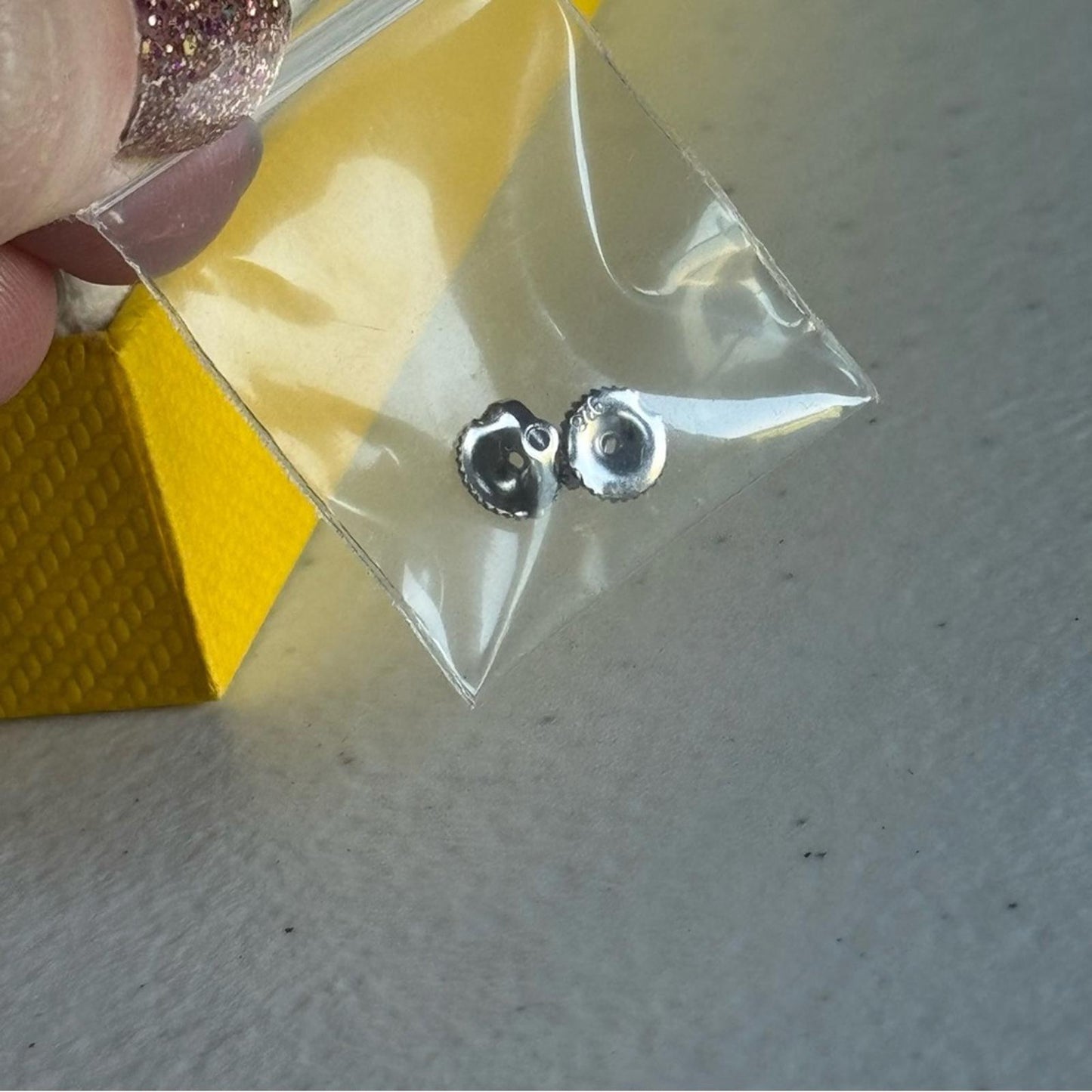 1.00 carat Moissanite 925 Sterling Silver 5mm Stud Earrings with Screw Backs