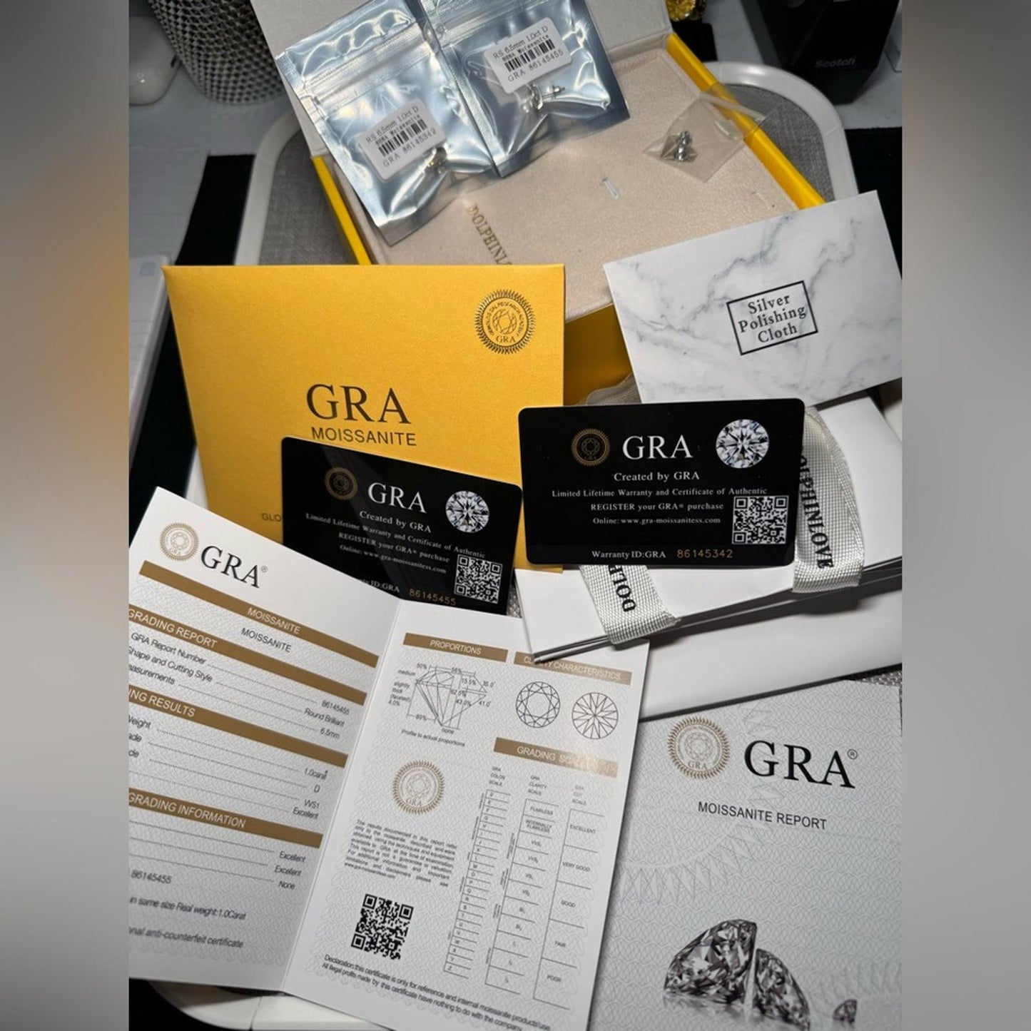 2.00 carat Moissanite 925 Sterling Silver Stud Earrings with Screw Backs